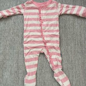 Stretchy PJs by Kickee Pants.